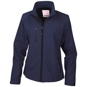 Result Womens/Ladies Soft Shell Jacket / Navy